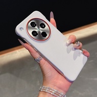 Simple Light Luxury Lychee Grain Leather Grain Frameless Magnetic Shock-resistant oppo Phone Case Su