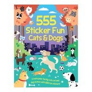 555 Sticker Fun - Cats & Dogs Activity Book (Paperback) by Oakley Graham