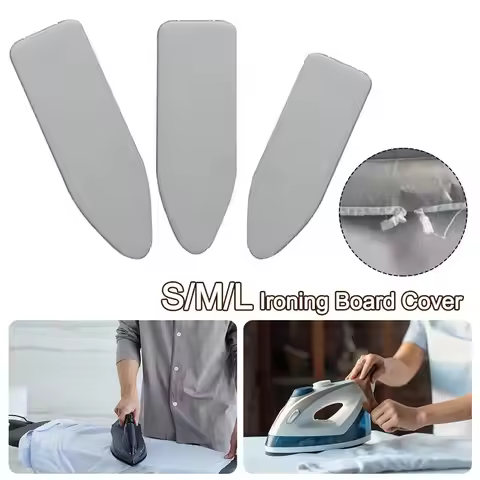 140*50cm Ironing Board Cover Silver Heat-resistant Ironing Board Cloth Elastic Ironing Heat Shield I