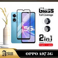 LAYAR OPPO A97 5G Tempered Glass, Front Screen Protector, Camera Lens 2IN1 Package