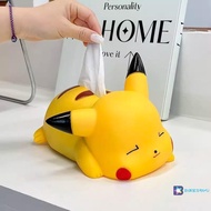 [BraveSundu] 1Pcs Kawaii Tissue Drawer Car Mounted Household Simple Desktop Drawer Box Cartoon Pokem