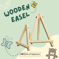 Limited! Wooden Easel 30cm 20cm stand kayu tripod foto kanvas lukis anak dewasa