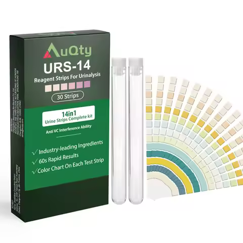 14in1 Urine test strips UTI Urinalysis for Urobilinogen Bilirubin Ketone Nitrite Leukocytes Specific