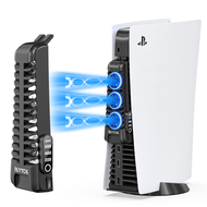DOBE พัดลมทำความเย็นสำหรับ PS5ภายนอก USB Powered สำหรับ Playstation 5 Disc &amp; Digital Edition คอนโซล