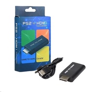 PS2 to HDMI Converter Adapter 480i 480p 576i Video Adaptor with 3.5mm Audio Output Compatible with P
