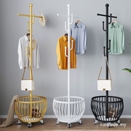 Coat Rack Hanger Floor-standing Vertical Bedroom Light Luxury Hanger Household Storage Living Room M