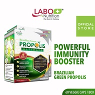 [2 Boxes] LABO Nutrition Brazilian Green Propolis Ultimate - Natural Immune Health Support Brain Fog Allergies Respiratory Cough Sore Throat Asthma Cholesterol Gut Liver Kidney • 60 Capsules
