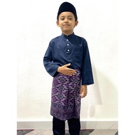 Songket Republik Samping Budak Lelaki Instant Siap Bergetah Cangkuk Samping Murah Sampin Raya