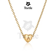 TORTLE - Initial Love Necklace Titanium Initial Necklace for Women | Luxury Fashion Premium Simple N