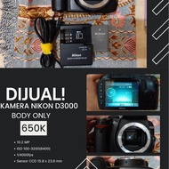 Nikon d3000 second body only