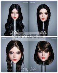 YMTOYS YMT049 16 植發美女頭雕橙 適合麥色嘐體女兵人
