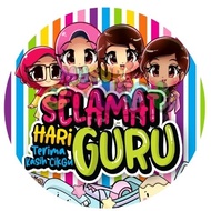 Mysuri Sticker Bulat Selamat Hari Guru | Sticker Teacher's day