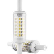 Mentol LED R7S 78mm 8W, Lampu Sorot Dua Hujung Jenis J Boleh Dimalapkan (Pengganti Halogen T3 80W), 