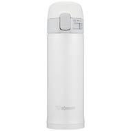 ZOJIRUSHI Water Bottle Stainless Steel Bottle Direct Drink 300ml One Touch Open Type White SM-PC30-WA