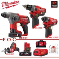 Milwaukee M12FPP3N-402B Limited 4pc Combo Set