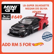 MINI GT 649 LB-Super Silhouette Nissan S15 Silvia ADVAN #649 / MGT00649 / MINIGT / TSMMODEL