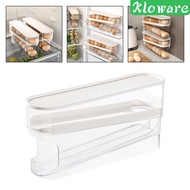 [Kloware] Egg Storage Container Eggs Dispenser, Automatic Egg Roller 2 Layer Egg Tray for