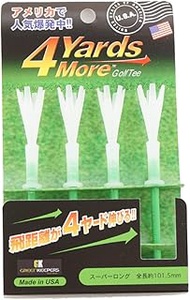 Yamani TRMG4YA4 Golf Tees 4 YARDS MORE GOLF TEE 4 Yards More Tees Super Long Green 60