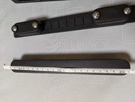 100% NEW Muji, Delsey luggage handle - spare suitcase handles to fix your broken baggage. screws, back plate, and parts. See photo for size + shape. 215mm length. 44mm screw hole spacing. Fits other brands Antler, Harajuku, Hallmark, American Tourister