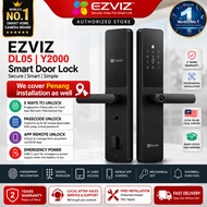 EZVIZ Y2000 DL05 DL06 PRO WiFi Penang Coverage Smart Fingerprint Lock Weatherproof Door Tag Password