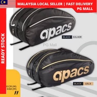 The new 2022 apacs racket ✾Apacs / FLEET Double Zips Badminton Bag original BAG GALAS Apacs 1 zip Beg raket badminton♬