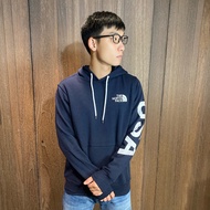 American 100% The North Face The Hooded Long Sleeve T-Shirt T TNF logo USA Dark Blue BI09