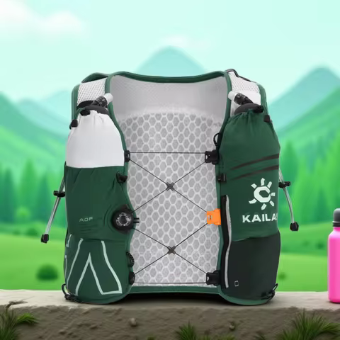 KAILAS FUGA AIR 8L Unisex Travel Marathon Trail Running Hiking Cycling Backpacks with Dual Soft Wate