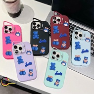 GC100 SOFTCASE 3D BLUE BEAR FOR OPPO A36 A55 A57 A58 A59 A71 A74 A76 A77S A78 A83 A98 F1S F5 F7 F11 