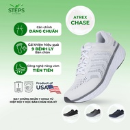 Aetrex Chase White men's health shoes - Men's sports shoes that support arch lift, lightweight and c