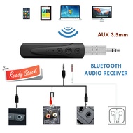 AUX 3.5mm Bluetooth Audio Receiver Musik Blutut Risiver Reciver Risever Alat Bluetooth Ke Spesker Sp
