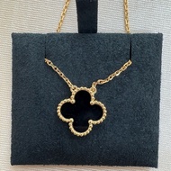 VCA Vintage Alhambra中號項鍊頸鏈黑瑪瑙 VCARA45800 Van Cleef & Arpels