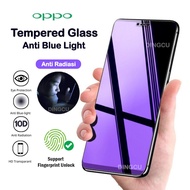 LAYAR Tempered Glass Anti Radiation Blue Light Oppo A5 A9 2020 A1 A2 A3 Pro A3x 4G 5G A5i A5x A1K A3