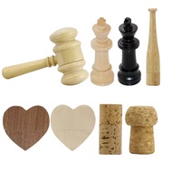 Wooden Creative USB Flash Drive, Gavel/Chess/Heart Shape Pendrive, 4/8/16/32/64/128GB USB 2.0 Memory