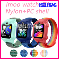MRIWG Imoo Z1สาย Z1 Imoo รวมทุกอย่างสายนาฬิกาข้อมือสายผ้าไนลอนเคสแข็งป้องกันสายผ้าไนลอน Imoo Z1 + Ca