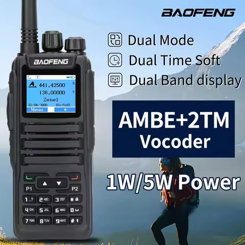 Baofeng DMR DM 1701 Digital Walkie Talkie Dual Mode Analog Two Way Radio Open GD77 Dual Time Slot Ti