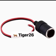 Universal 12V 1.5A Car Cigarette Lighter / DVR Socket Extension Plug Connector Adapter CableG