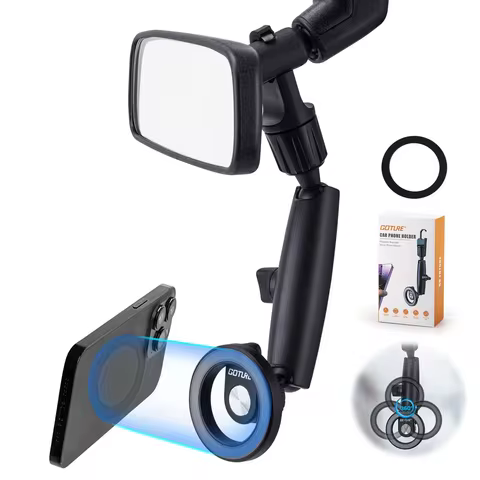 Magnetic Car Phone Mount Phone Car Holder Smartphone Mount for Car Rearview Mirror
