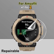 2/3/5/10 PCS 3Pcs For Amazfit T-Rex 2 SmartWatch Anti-Scratch Soft TPU Repairable Protective Film Screen Protector -Not Tempered Glass