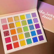 30 Colors Rainbow Eyeshadow Palette High Color Rendering Matte Glitter Eyeshadow Palette Mixable Lon