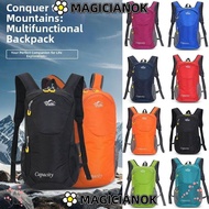 MAGICIANOK Hiking Backpack, 36-55L Waterproof Mountaineering Bag,  Large Capacity Lightweight Multif