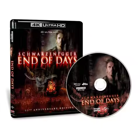 4K UHD End of Days (1999) Blu-ray Movie Disc PS5 Compatible with XSX Dolby Vision UK DTS5.1