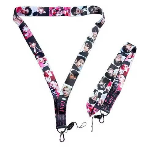 Hot SKZOO StrayKids Lanyard Official Album KARMA DO IT Hyunjin Star Merchandise Phone Strap Pendant 