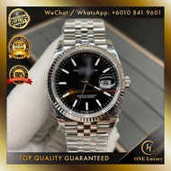 🔥SWISS TOP QUALITY🔥 DATEJUST 36MM BLACK DIAL ON JUBILEE BRACELET 126234 - MEN WATCH SWISS AUTOMATIC 