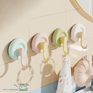 Dopamine Suction Cup Hook Reusable Kitchen Bathroom Adhesive Wall Mounted Fee Punch Hook