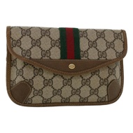 GUCCI GG 帆布 Web Sherry Line 小包米色紅綠 89.01.021 正品 yk7427