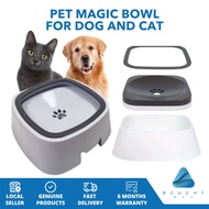 Pet Magic Bowl For Dog And Cat Anti Splash Feeding Drinking Basin Water Fountain No Slip Slow Drinki