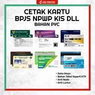 Cetak Kartu BPJS KIS NPWP KARTU NIKAH MY PERTAMINA Bahan PVC Premium
