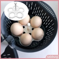   Egg Steamer Rack 5 Holes Food Grade Long Handle Multi-functional Plastic Health Pot Egg Cooking Tray Kitchen Tools