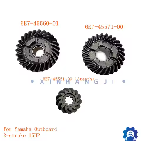 Gear Kit (8teeth) for Yamaha Outboard MotorHidea 2 Stroke 15HP 6E7-45560-01 6E7-45571-00 6E7-45551-0