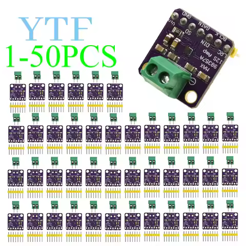 1-50pcs MAX98357A I2S Class D Audio Amplifier – 3W Digital Power Module for DIY Speakers & Smart Voi